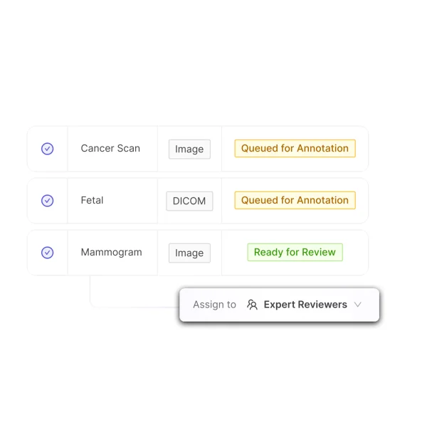 Expert review quality control for ultrasound